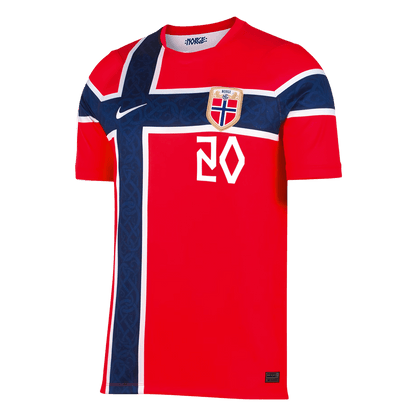 NUSA #20 Norway Home Jersey - 2026 World Cup Red