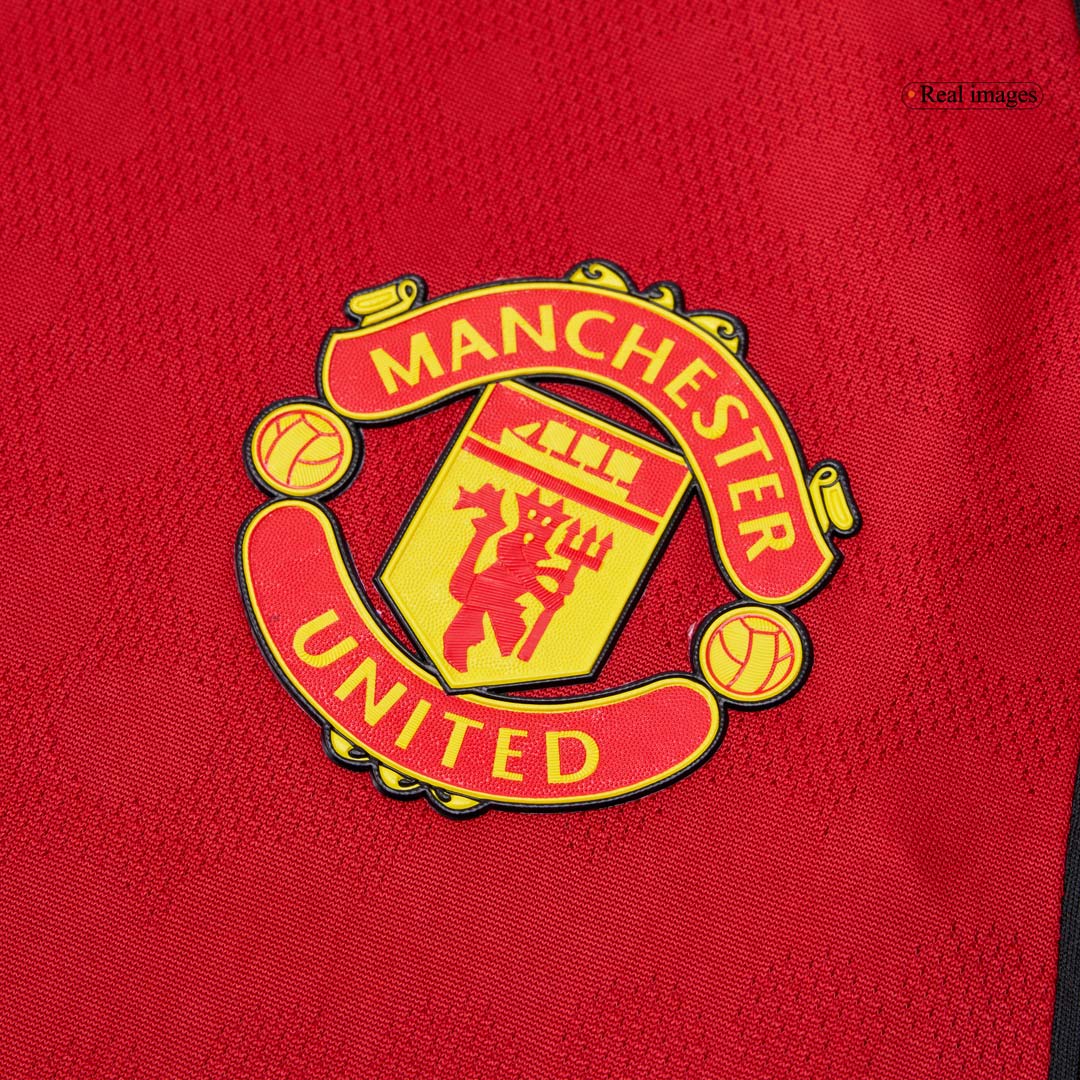 Manchester United Domicile Maillot 2025/26 Rouge Joueur