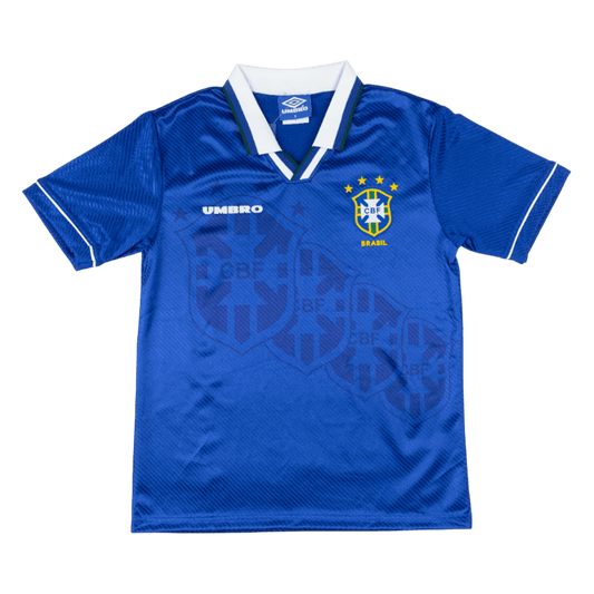 Maillot Rétro Brésil Extérieur 94/96 Bleu
