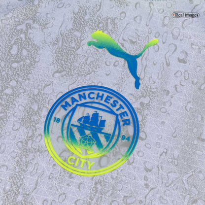 Maillot domicile Manchester City 2025/26 Gris Joueur