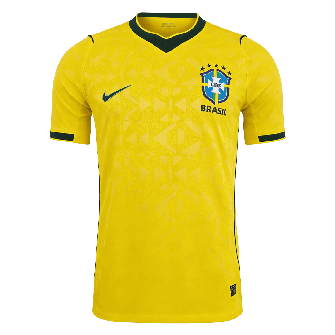 Brésil Domicile Maillot - Coupe du Monde 2026 Jaune Joueur