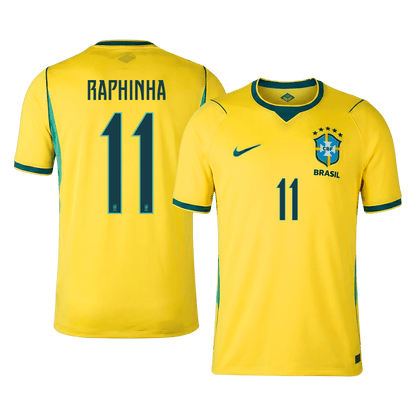 RAPHINHA #11 Brazil Home Shirt - World Cup 2026 Yellow - Super