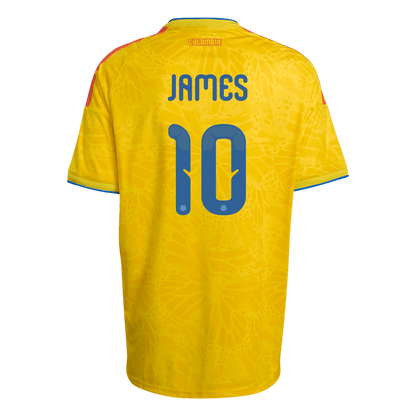 JAMES #10 Colombie Domicile Maillot - Coupe du Monde 2026 Jaune