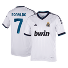 Maillot Rétro RONALDO #7 Real Madrid Domicile 2012/13 Blanc