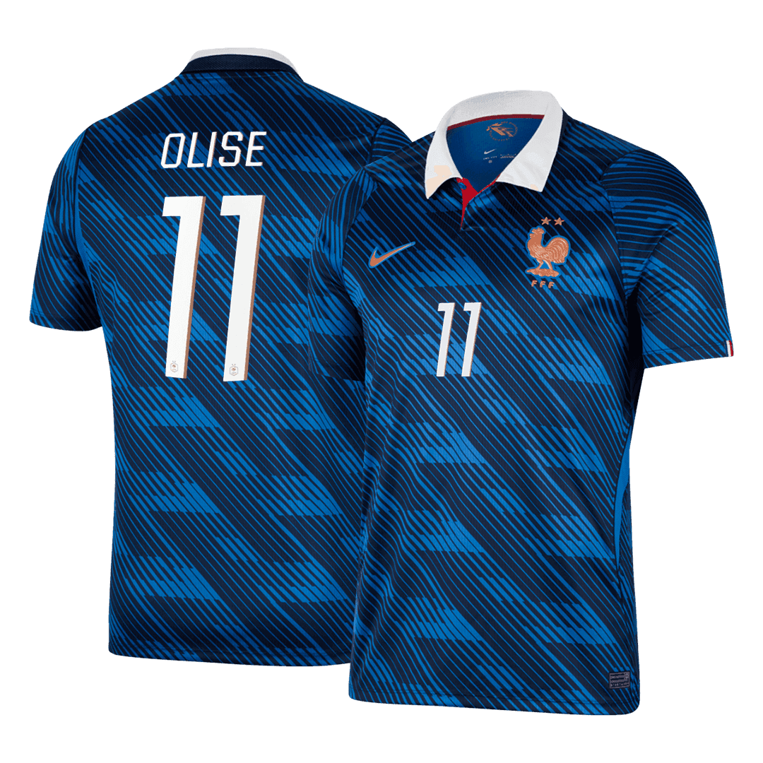 OLISE #11 Maillot Domicile France - Coupe du Monde 2026 Bleu