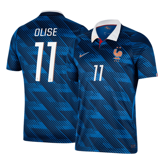 OLISE #11 Maillot Domicile France - Coupe du Monde 2026 Bleu