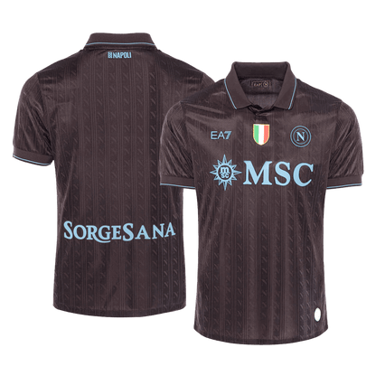 Napoli Third Maillot 2025/26 Noir Joueur
