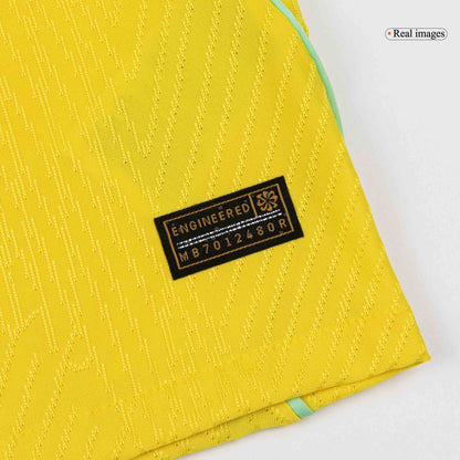 Brésil Domicile Maillot - Coupe du Monde 2026 Jaune Joueur