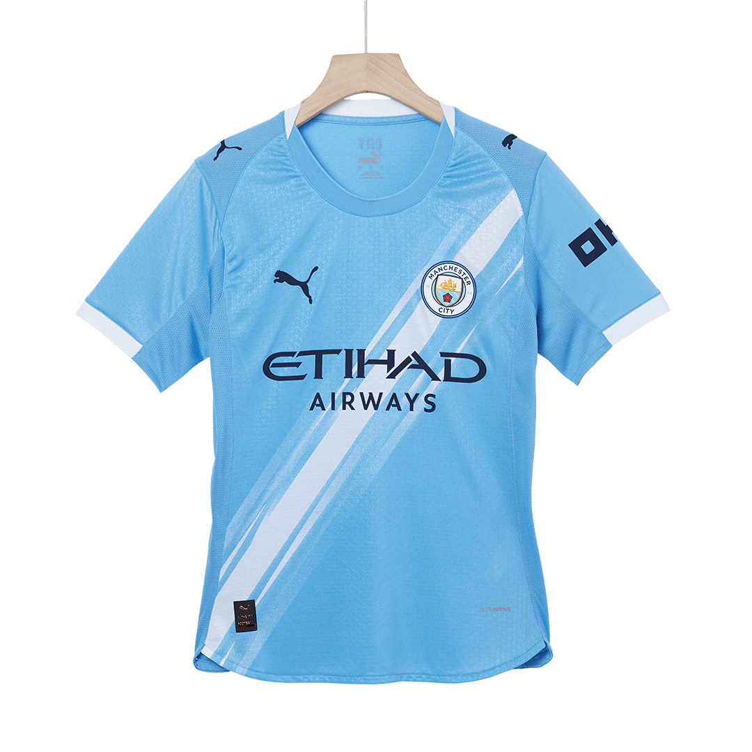 REIJNDERS #4 Maillot domicile Manchester City 2025/26 Bleu Joueur