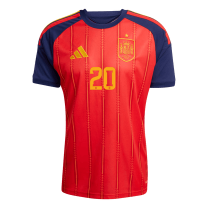 PEDRI #20 Spain Home Jersey - World Cup 2026 Red - Super