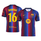 RODRIGO #16 Barcelona Domicile Maillot 2026/27 Blue&Garnet - UCL