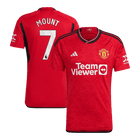 MOUNT #7 Manchester United Domicile Maillot 2023/24 Rouge