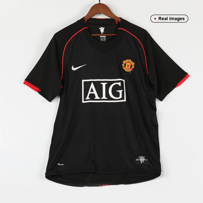 Maillot rétro Manchester United extérieur 2007/08 noir