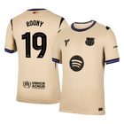 ROONY #19 Barcelone Maillot Extérieur 2025/26 Jaune - UCL