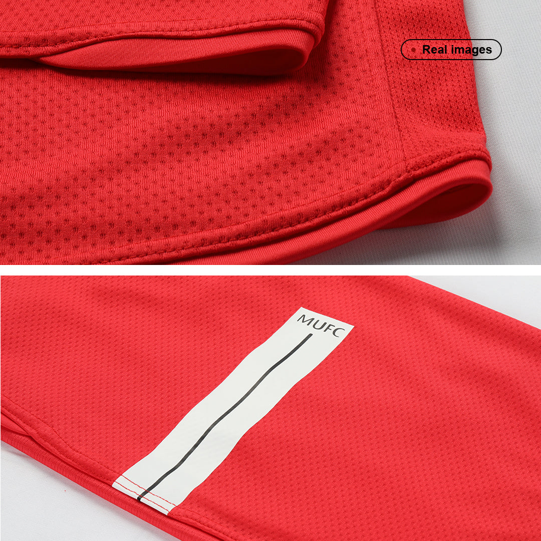 Rétro RONALDO #7 Manchester United Maillot Domicile 2007/08 Rouge