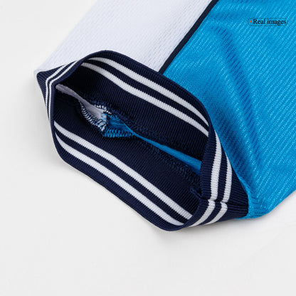 Retro Manchester City Domicile Maillot 1999/01 Bleu