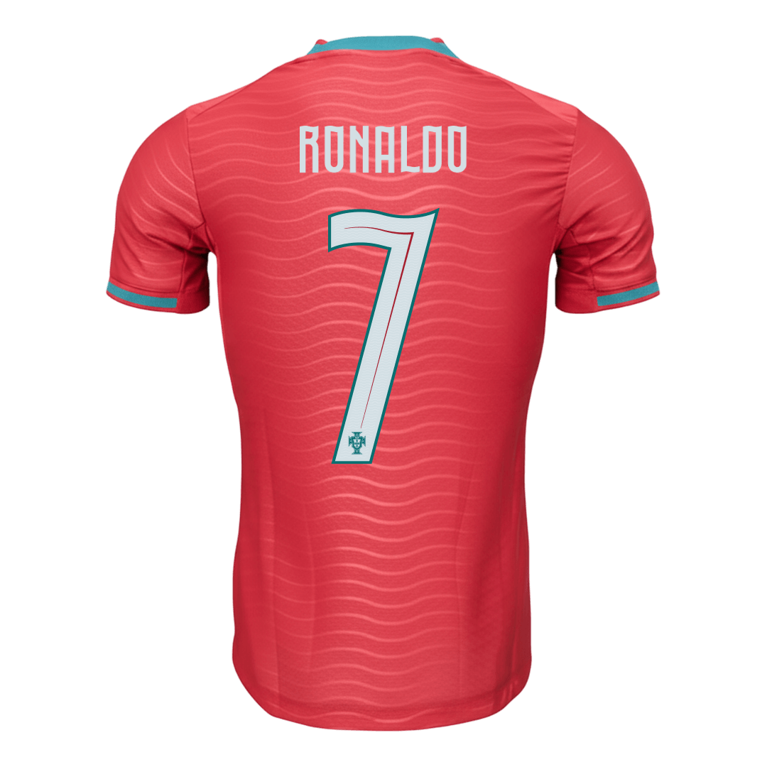 Maillot Domicile RONALDO #7 Portugal - Coupe du Monde 2026 Rouge Joueur