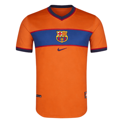 Maillot Rétro Domicile Barcelone 1998/99 Orange