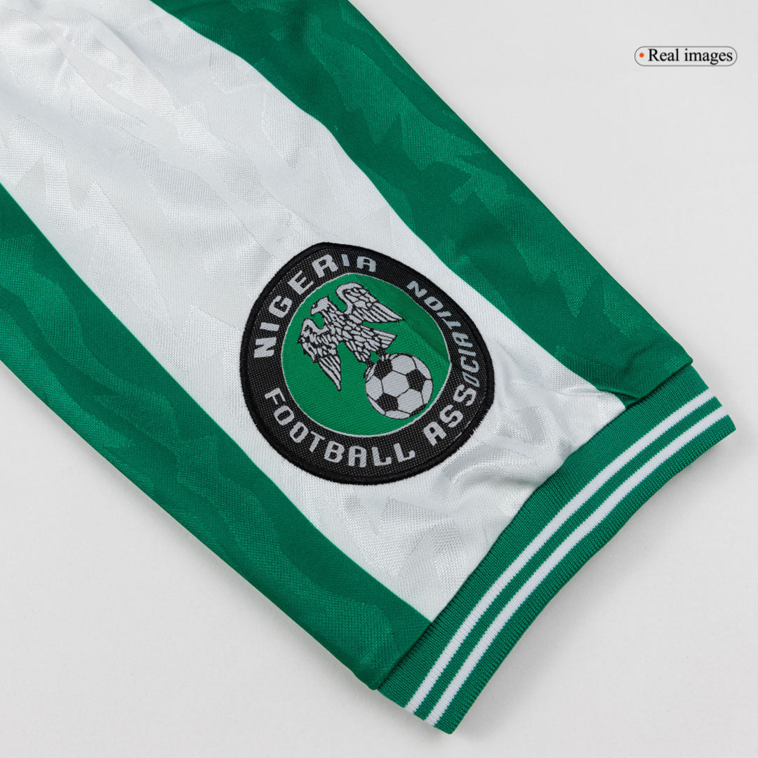 Retro Nigeria Domicile Maillot 1996 Green&White
