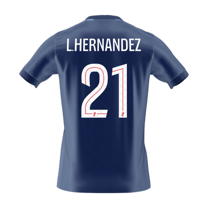 L.HERNANDEZ #21 PSG Domicile Maillot 2025/26 Bleu marine - Super