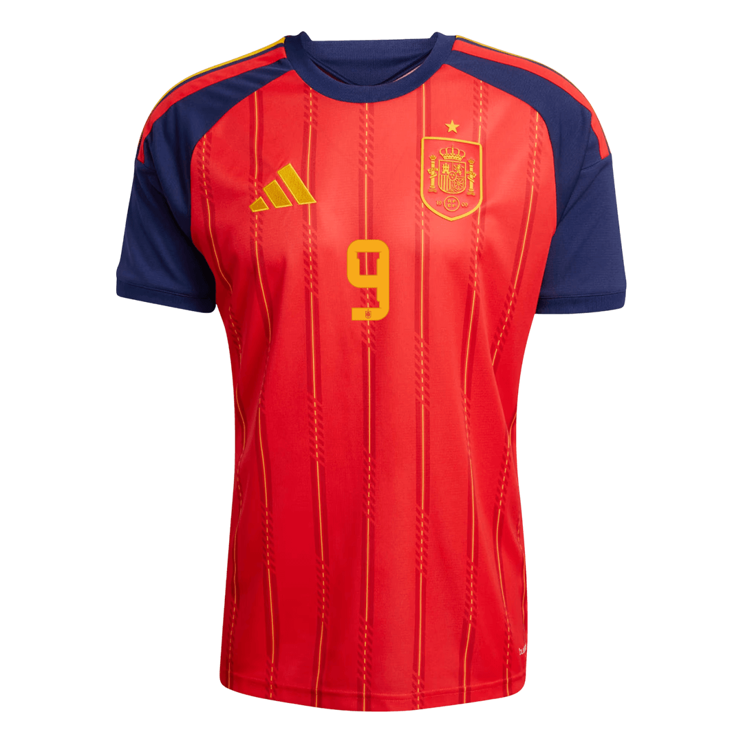 GAVI #9 Spain Home Jersey - 2026 World Cup Red - Super