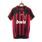 Maillot Rétro AC Milan Domicile 2006/07 Rouge et Noir