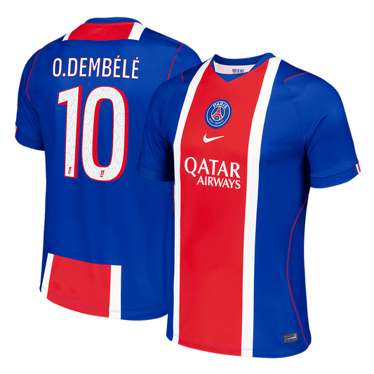 O.DEMBÉLÉ #10 PSG Domicile Maillot 2026/27 Bleu Royal Ancien