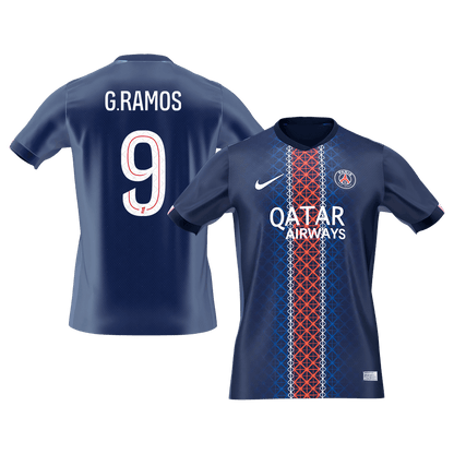G.RAMOS #9 PSG Domicile Maillot 2025/26 Bleu marine - Super