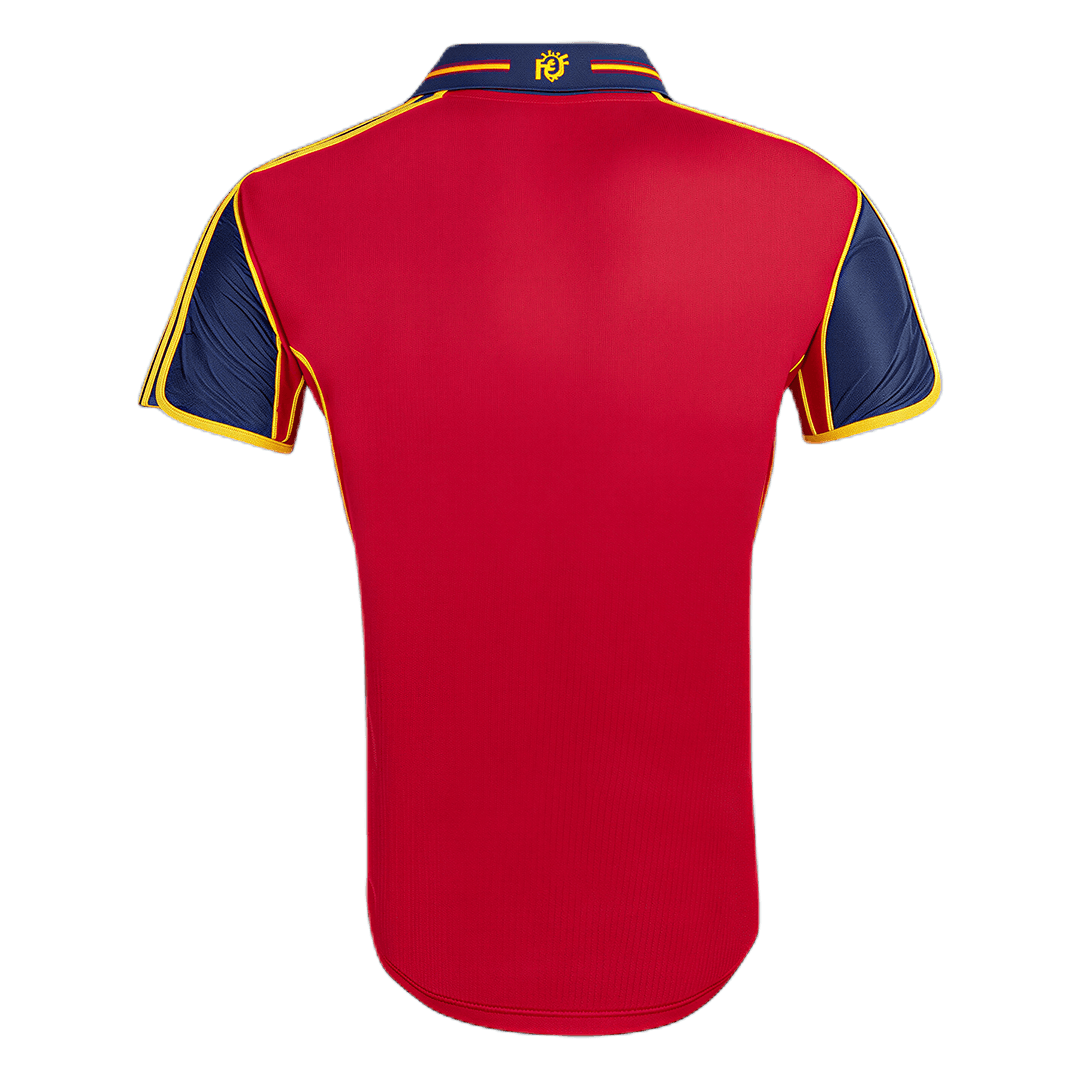 Maillot Rétro Espagne Domicile 2000 Rouge