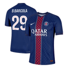 B.BARCOLA #29 PSG Domicile Maillot 2025/26 Bleu marine Joueur