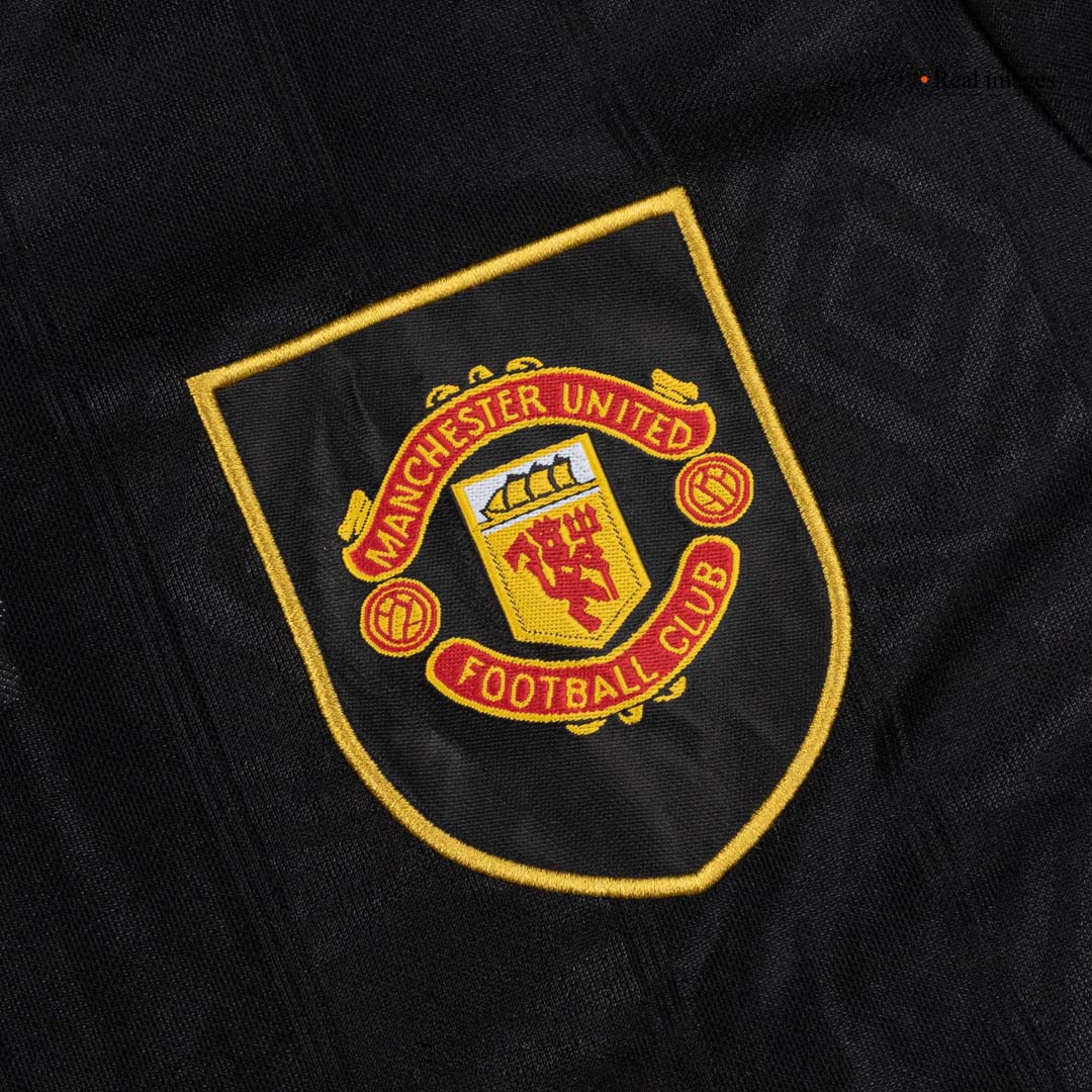 Maillot Rétro Manchester United Extérieur 1993/94 Noir