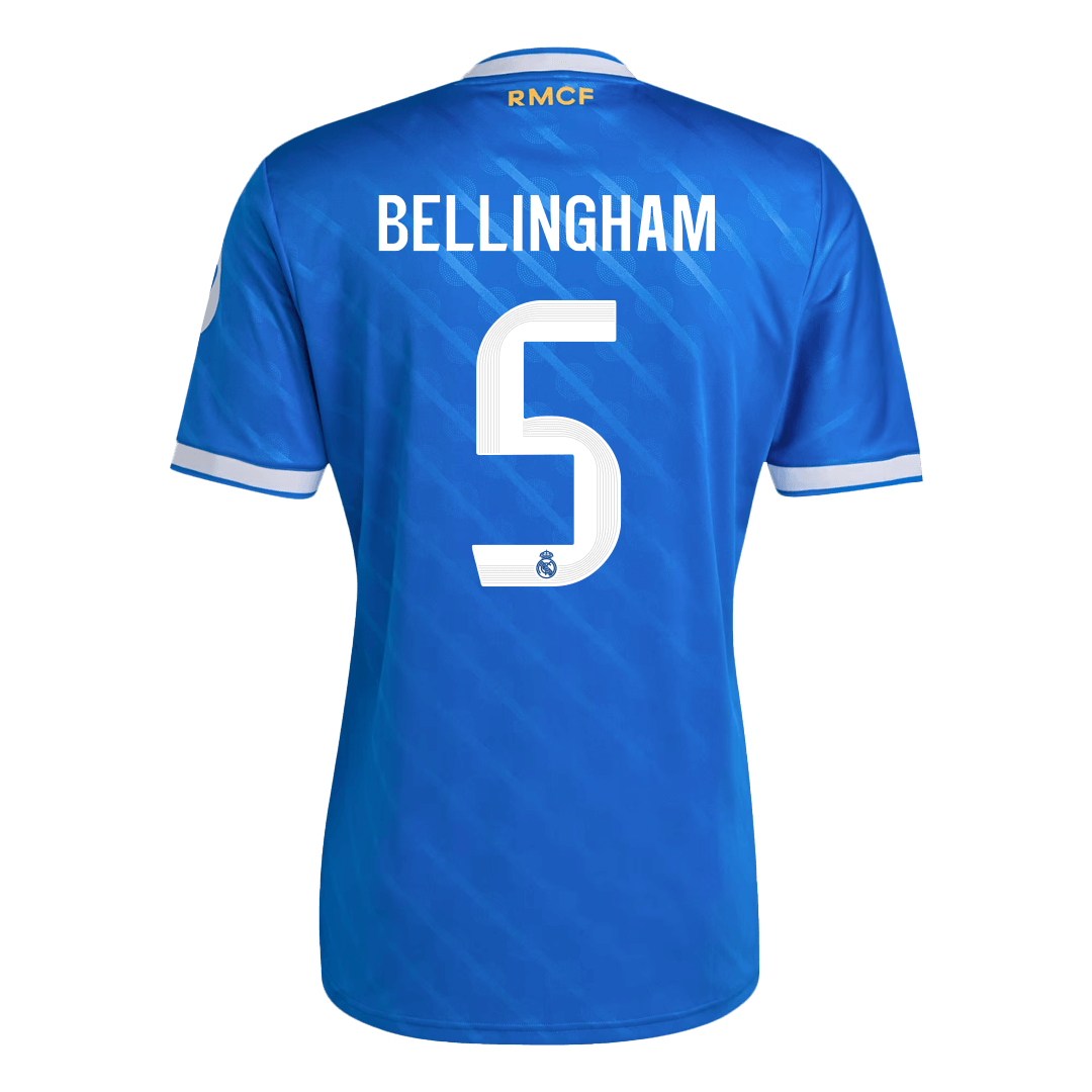 BELLINGHAM #5 Maillot Third Real Madrid 2025/26 Bleu