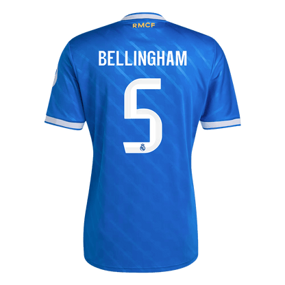 BELLINGHAM #5 Maillot Third Real Madrid 2025/26 Bleu