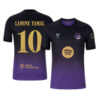 LAMINE YAMAL #10 Barcelona Extérieur Maillot 2026/27 Black/Purple Joueur - UCL
