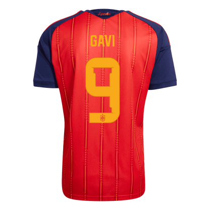 GAVI #9 Espagne Domicile Maillot - Coupe du Monde 2026 Rouge