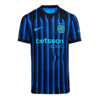 Inter Milan Maillot Domicile 2025/26 Bleu et Noir Joueur
