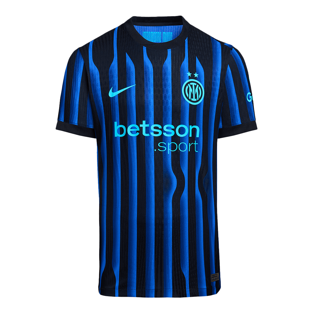 DUMFRIES #2 Inter Milan Domicile Maillot 2025/26 Bleu&Noir Joueur