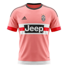 Maillot de Foot Rétro Juventus Extérieur 2015/16 Rose