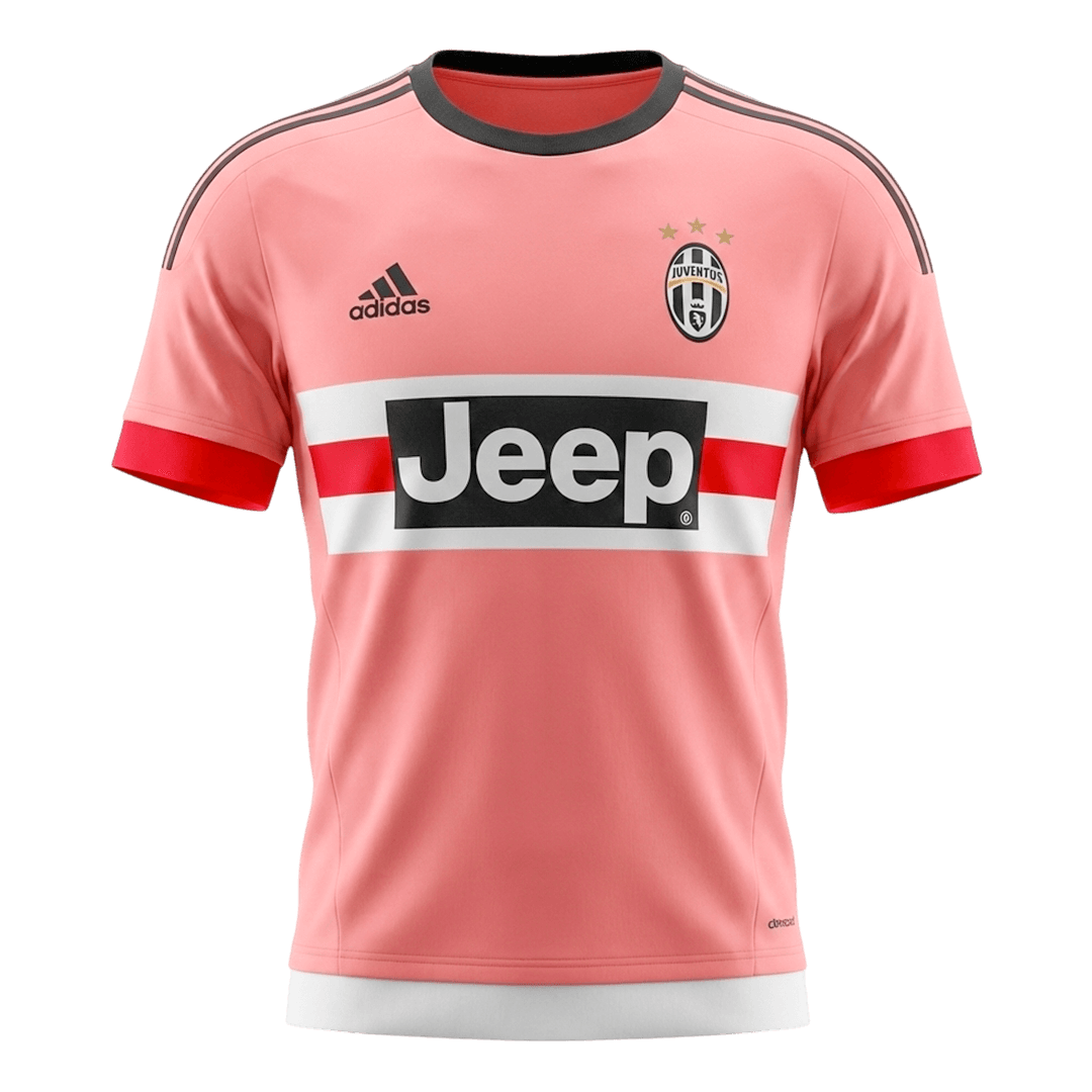 Maillot de Foot Rétro Juventus Extérieur 2015/16 Rose