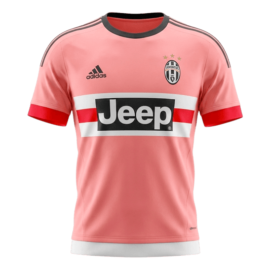 Maillot de Foot Rétro Juventus Extérieur 2015/16 Rose