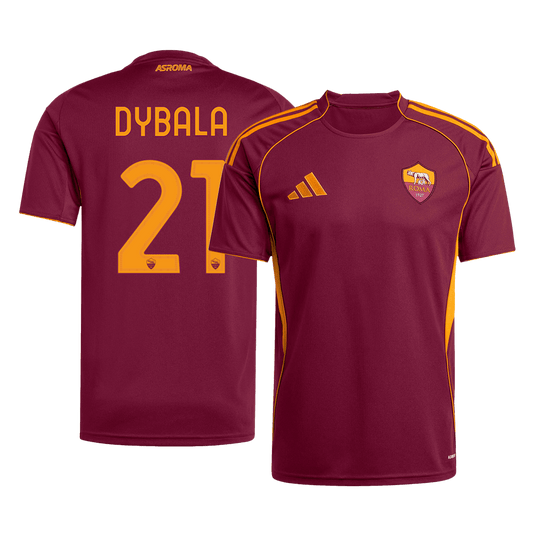 DYBALA #21 Maillot Domicile Roma 2025/26 Rouge