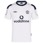 Retro Manchester United Extérieur Maillot 2000/01 Blanc