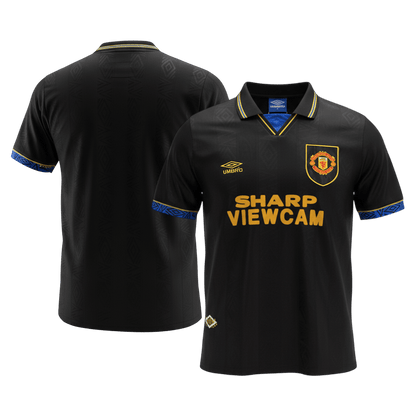 Maillot Rétro Manchester United Extérieur 1993/94 Noir