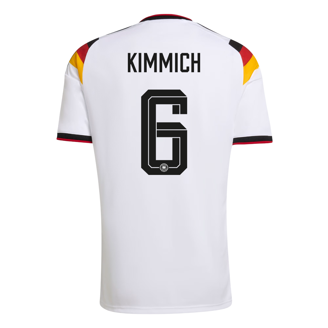 KIMMICH #6 Allemagne Domicile Maillot - Coupe du Monde 2026 Blanc