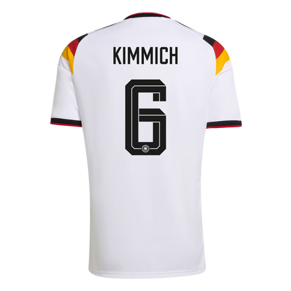 KIMMICH #6 Allemagne Domicile Maillot - Coupe du Monde 2026 Blanc