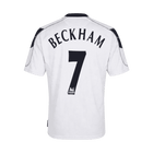 Retro BECKHAM #7 Manchester United Extérieur Maillot 2000/01 Blanc