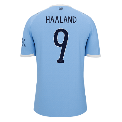 HAALAND #9 Manchester City Domicile Maillot - Coupe du Monde 2025/26 Bleu - Super
