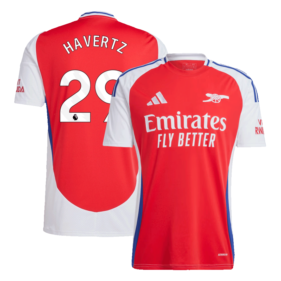 HAVERTZ #29 Arsenal Maillot Domicile 2024/25 Rouge