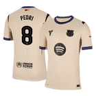 PEDRI #8 Barcelone Extérieur Maillot 2025/26 Jaune Joueur - UCL