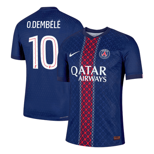 O.DEMBÉLÉ #10 PSG Domicile Maillot 2025/26 Bleu marine Joueur